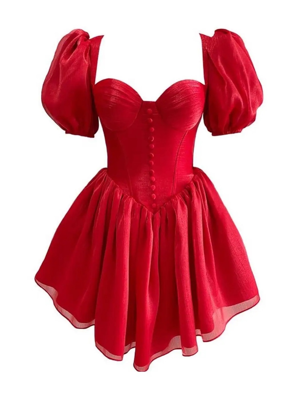 Adeirlina Here Comes The Sun Mini Dress (Red)